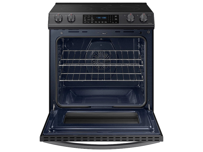 6.3 cu. ft. Smart Slide-in Electric Range with Air Fry in Black Stainless Steel