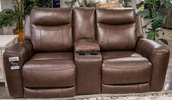 Gravier PWR REC Loveseat/CON/ADJ HDRST