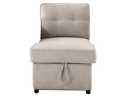Sofá cama Noah plegable y convertible con almacenamiento