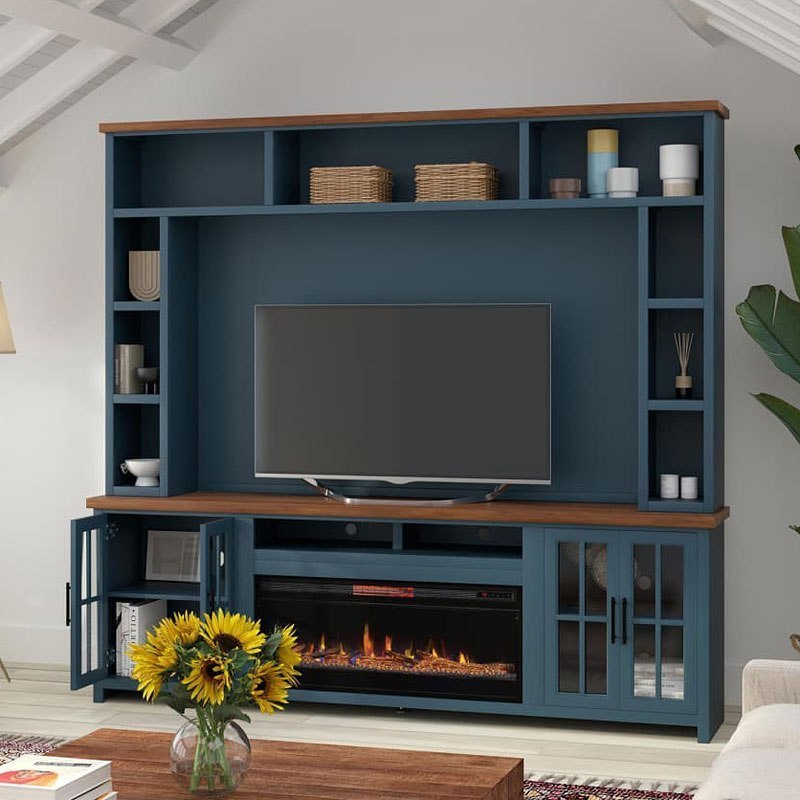 Centro de entretenimiento Nantucket Super Fireplace