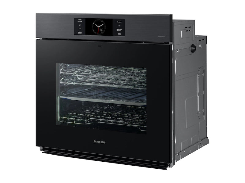 Bespoke 30" Matte Black Single Wall Oven with AI Pro Cooking™ Camera