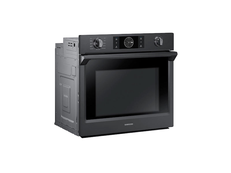 30" Smart Single Wall Oven with Flex Duo™ in Black Stainless Steel