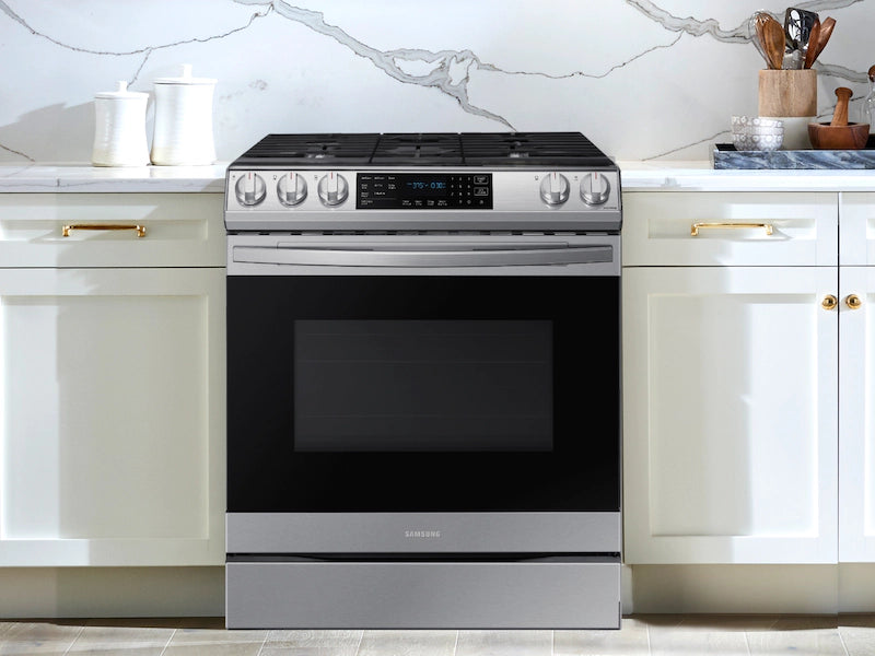 6.0 cu. ft. Smart Slide-in Gas Range with Air Fry in Stainless Steel