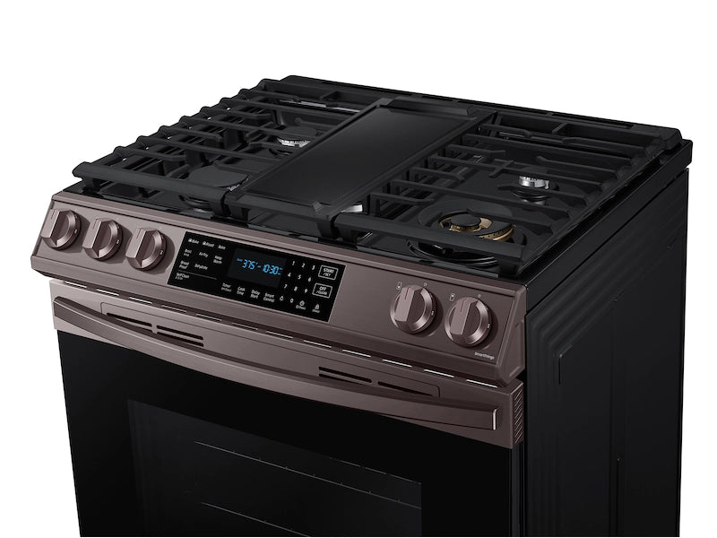 6.0 cu ft. Smart Slide-in Gas Range with Air Fry in Tuscan Stainless Steel