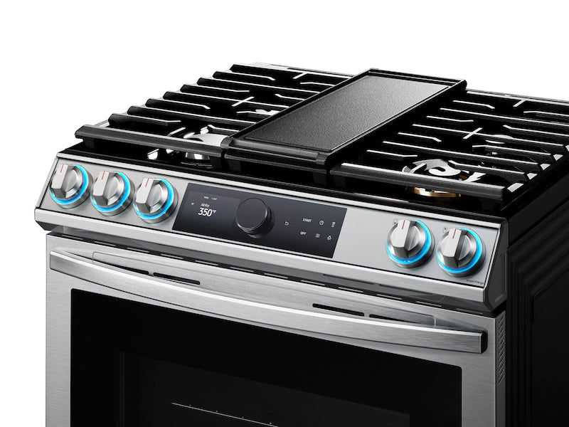 6.0 cu ft. Smart Slide-in Gas Range with Smart Dial & Air Fry in Stainless Steel