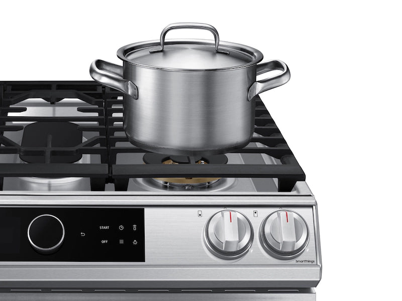 6.0 cu ft. Smart Slide-in Gas Range with Smart Dial & Air Fry in Stainless Steel