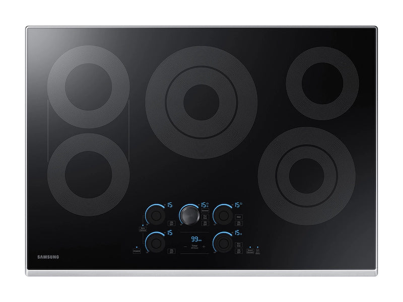 30" Smart Electric Cooktop with Sync Elements in Stainless Steel