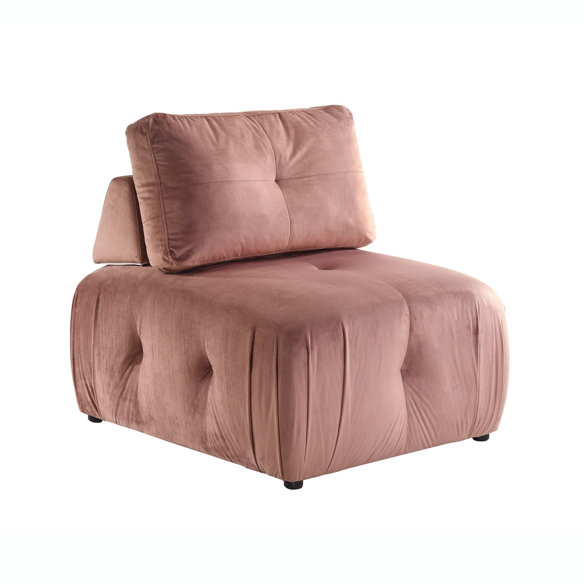 Nahla Modular Chair In Marine Rose