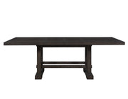 Mesa de mostrador Napa de 108 pulgadas con 2 hojas de 18 pulgadas 