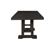 Mesa de mostrador Napa de 108 pulgadas con 2 hojas de 18 pulgadas 