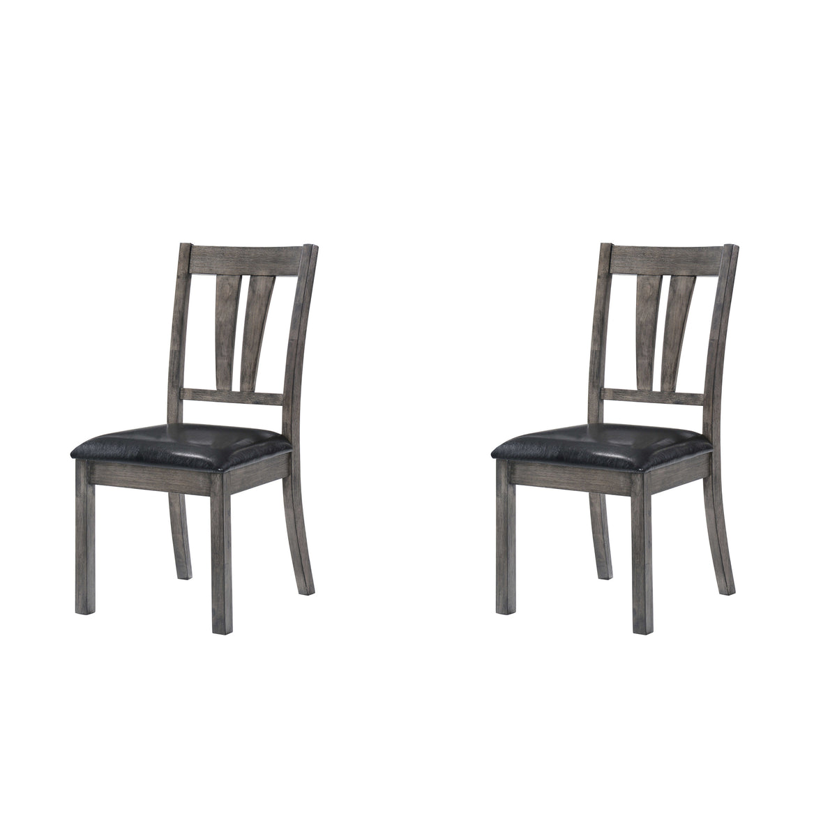 Nathan Fan Back Chair W/Pu Seat (2 Per Pack)