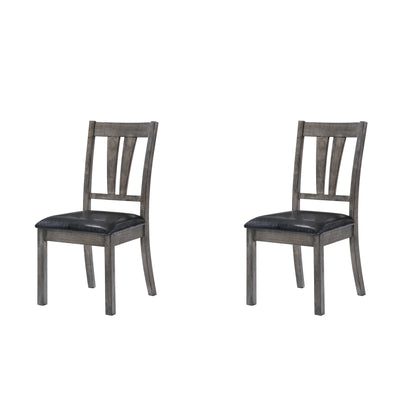 Nathan Fan Back Chair W/Pu Seat (2 Per Pack)