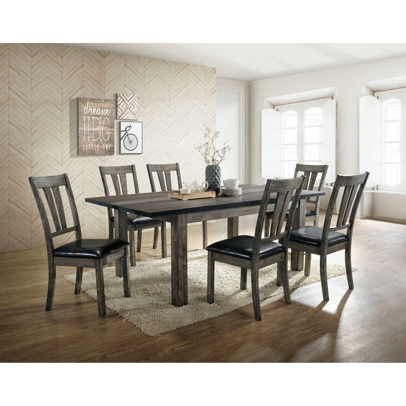 Nathan Dining  with Padded Seats 7PC Set
