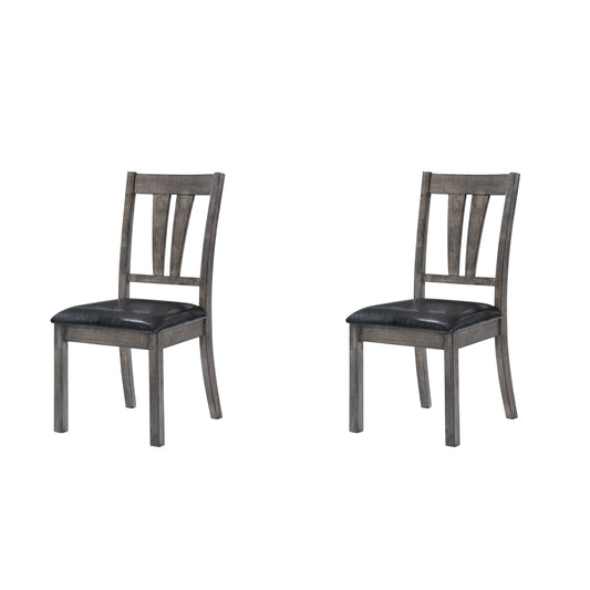 Nathan Fan Back Chair W/Pu Seat (2 Per Pack)