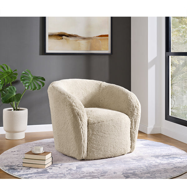 Navajo Swivel Chair in Yakety Wak Sand