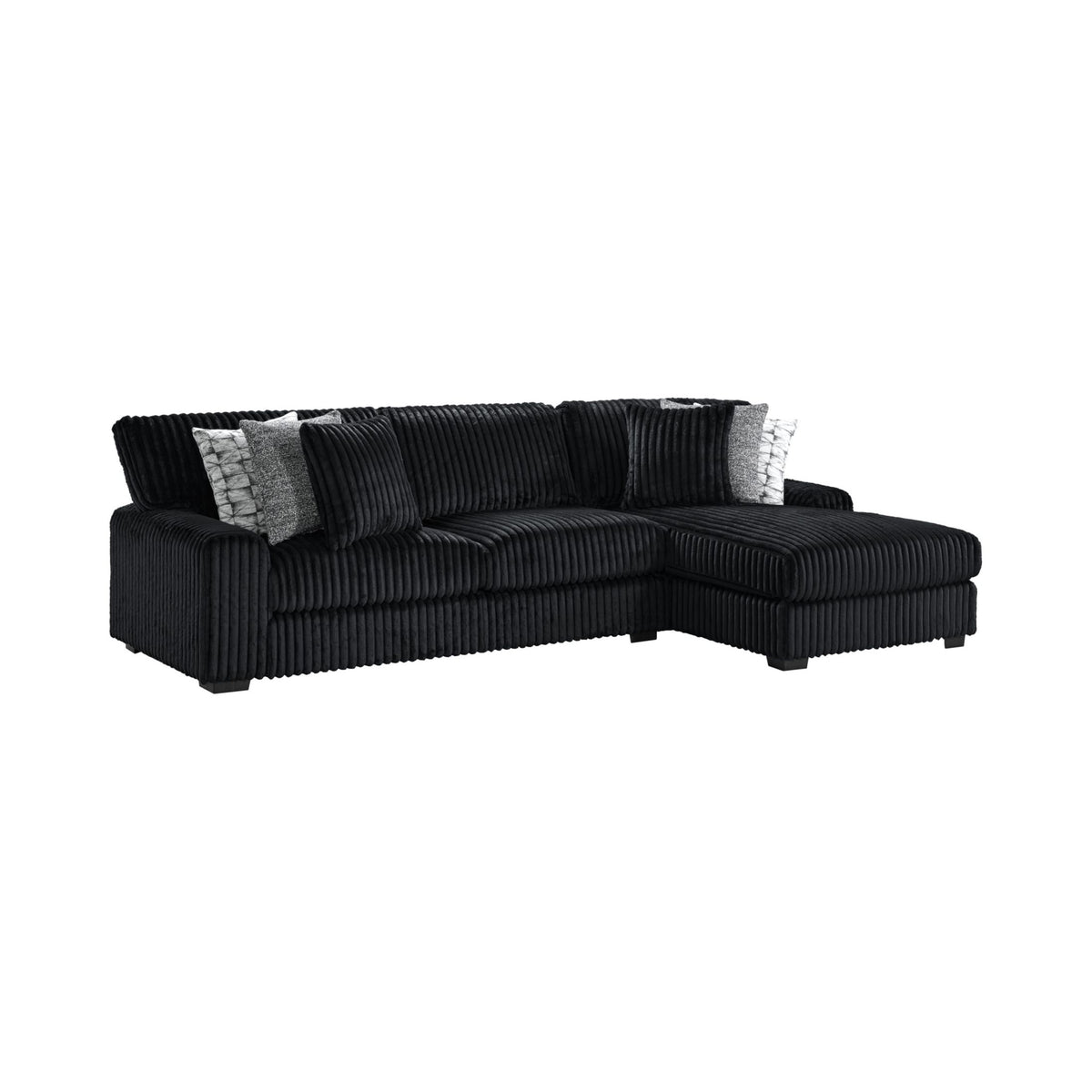 Nightfall 2PC Sectional Set in Grand Cord