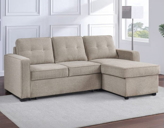 Noah Flippable Convertible Sleeper Brown Chofa