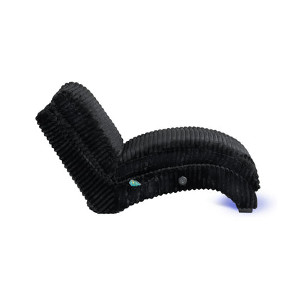 Nori Chaise with Heat Massage, USBC, LED in Masis Black