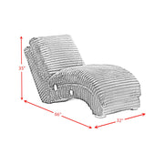 Nori Chaise with Heat Massage, USBC, LED in Masis Black