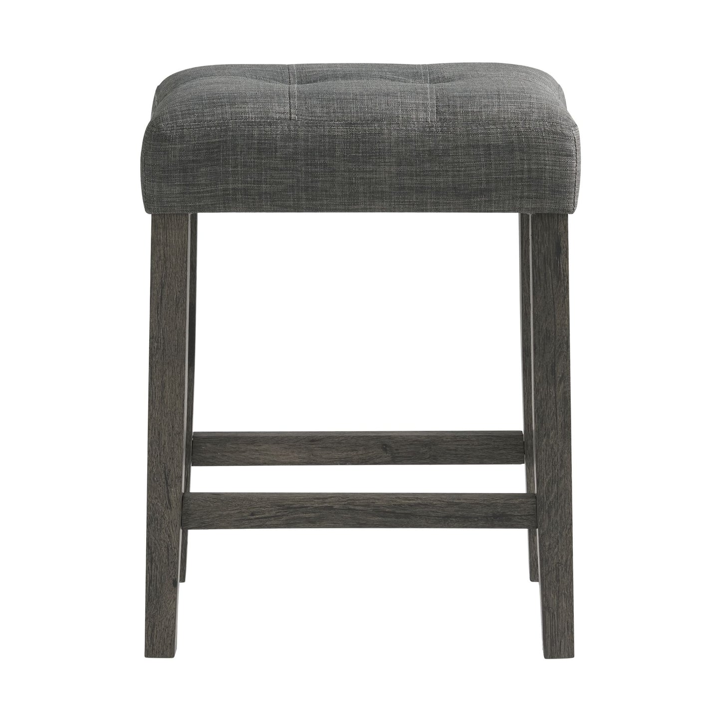 Oak Lawn Charcoal Grey Bar Table Single Pack (Table + 3 Grey Fabric Stools)