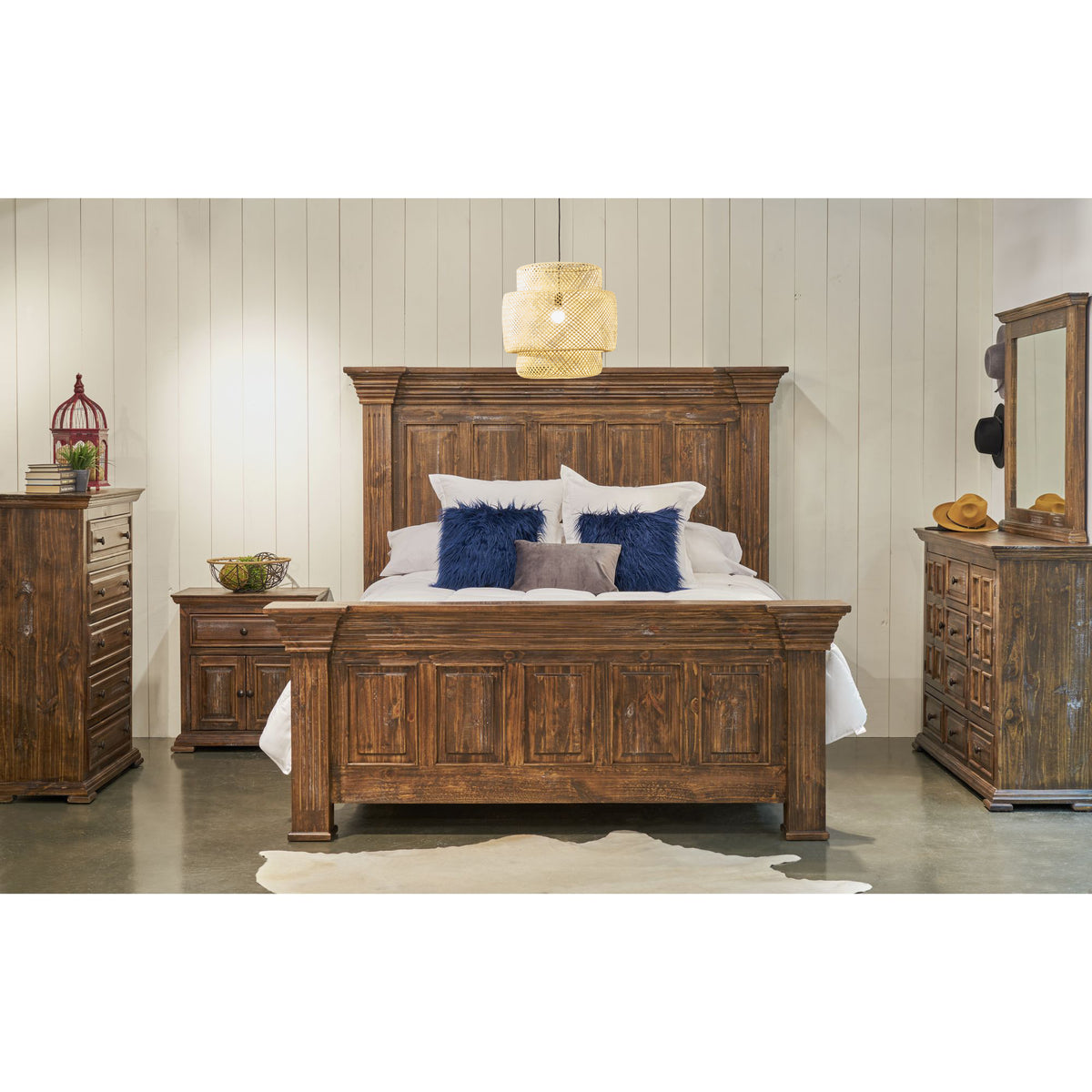Olivia Brown Queen Bed