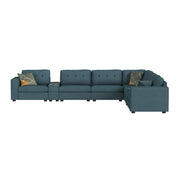 Options One 9PC Living Room Set in Palmer Plus Teal