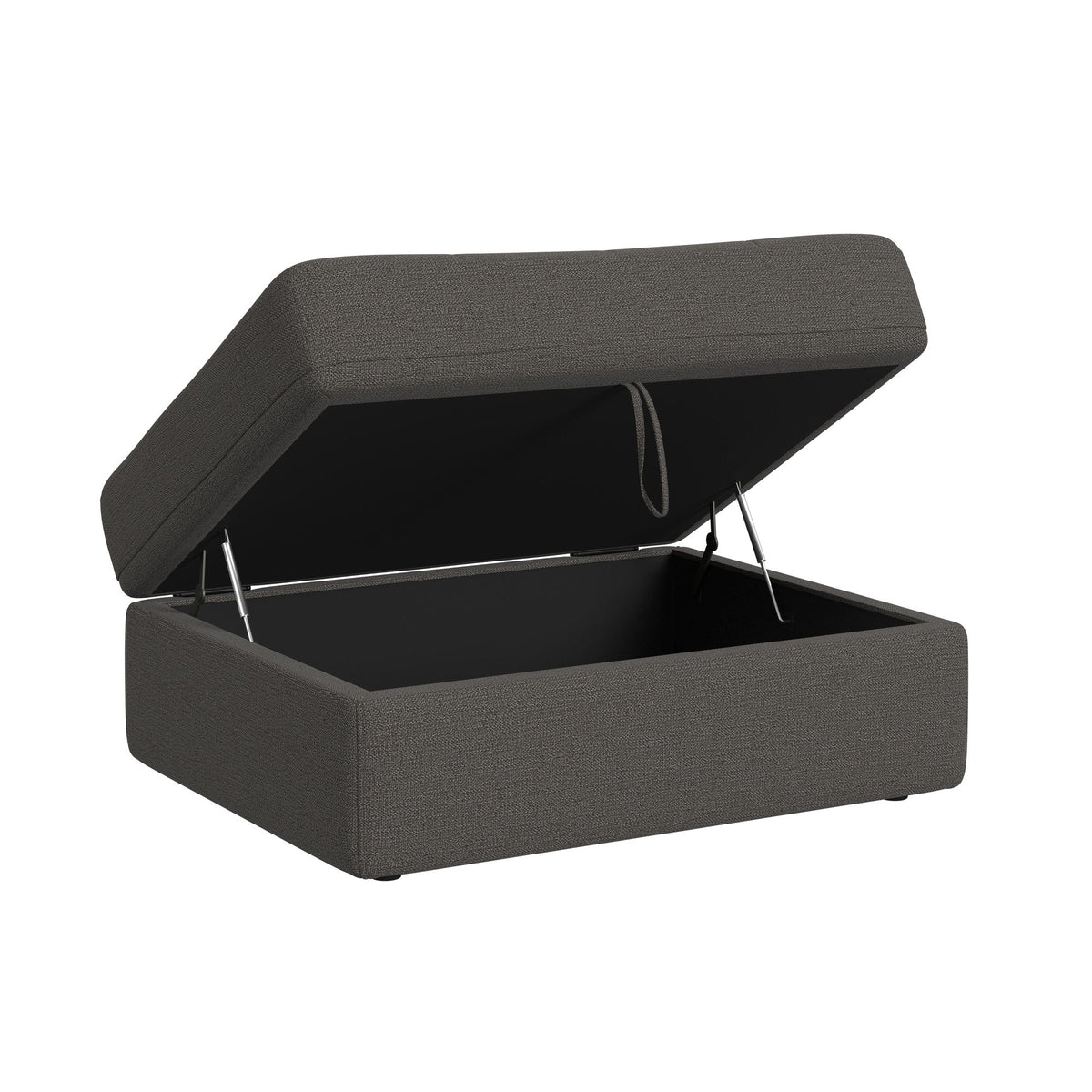 Options One Storage Ottoman In Palmer Plus Ash