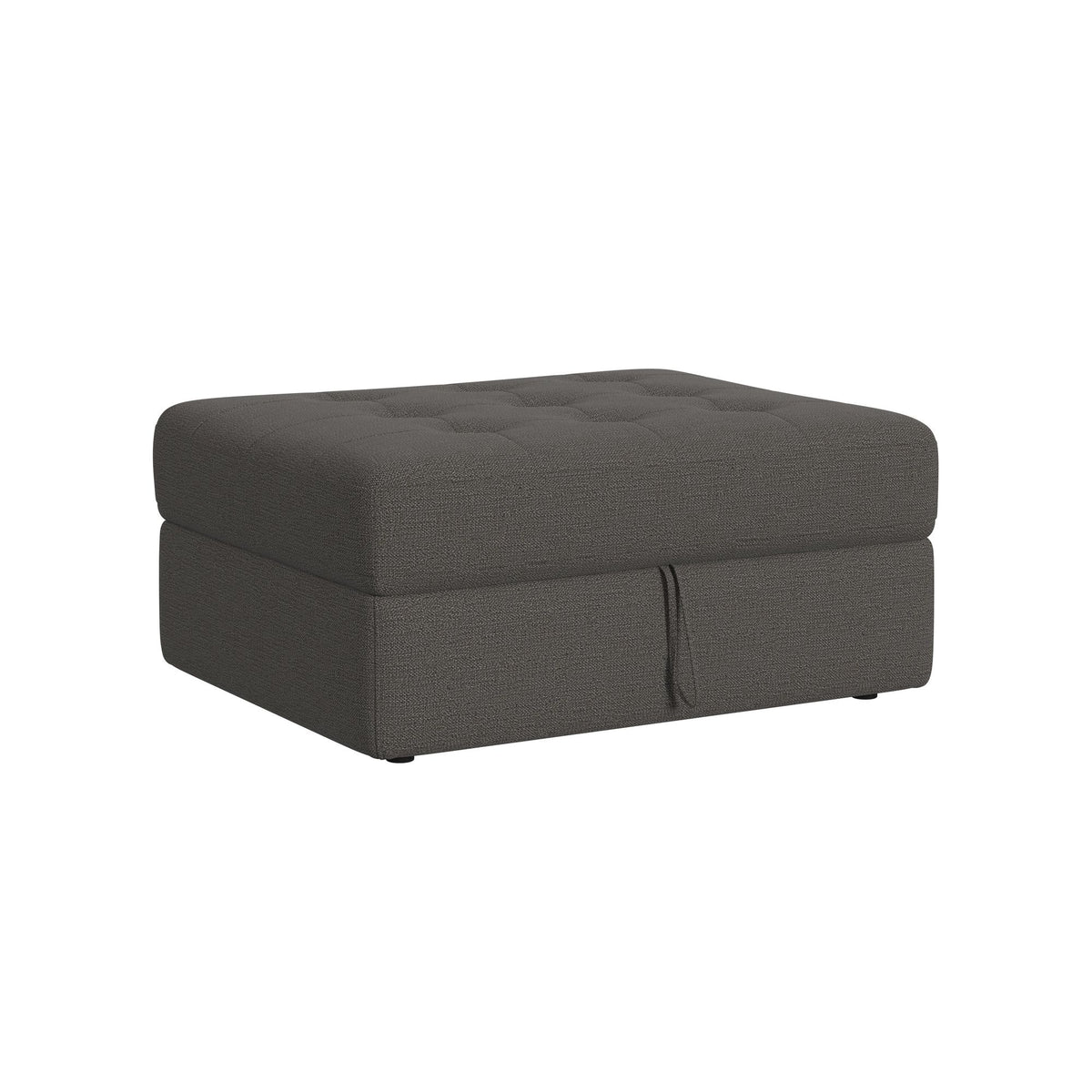 Options One Storage Ottoman In Palmer Plus Ash