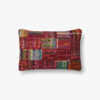 Almohadas Loloi P0535 Rojo/Multicolor