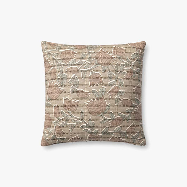 PILLOWS TAUPE / ROSE