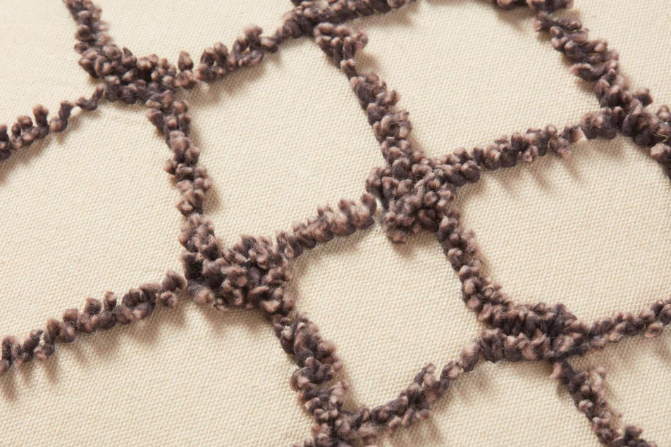 Almohadas Loloi PLL0043 Marfil/Negro