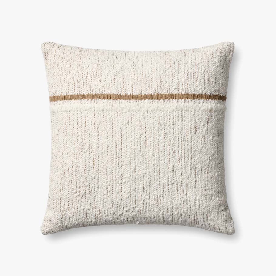PLL0192 IVORY / RUSTIC BROWN