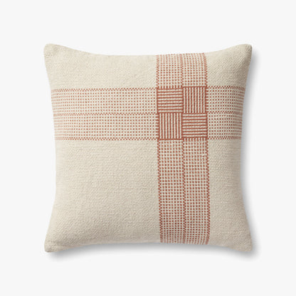 Magnolia Home by Joanna Gaines x Loloi Wells PMH0041 Cream / Terracotta