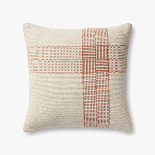 Magnolia Home by Joanna Gaines x Loloi Wells PMH0041 Cream / Terracotta