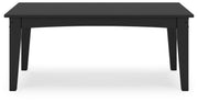 Hyland Wave Rectangular Cocktail Table