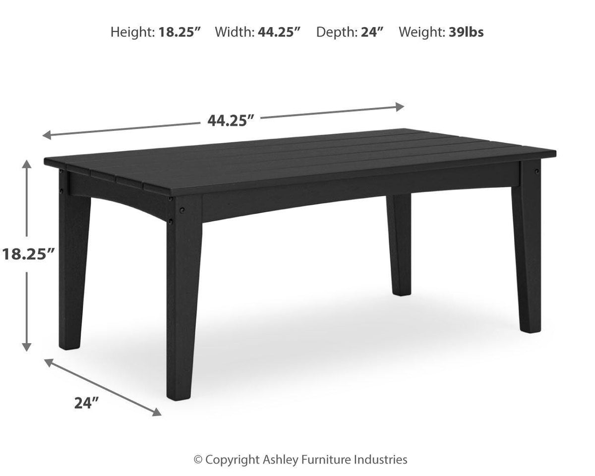 Hyland Wave Rectangular Cocktail Table