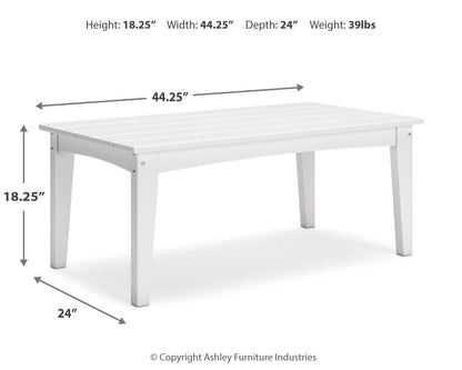 Hyland Wave Rectangular Cocktail Table