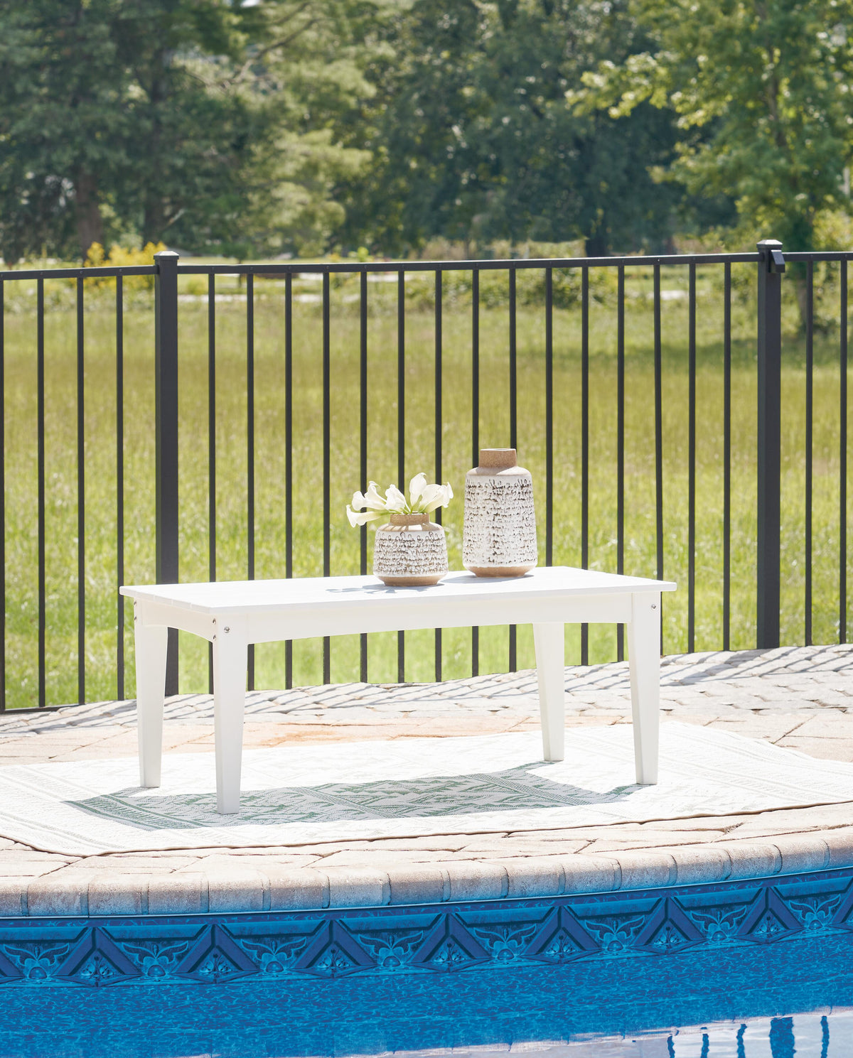 Hyland Wave Rectangular Cocktail Table