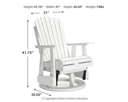 Hyland Wave Swivel Glider Chair