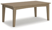 Hyland Wave Rectangular Cocktail Table