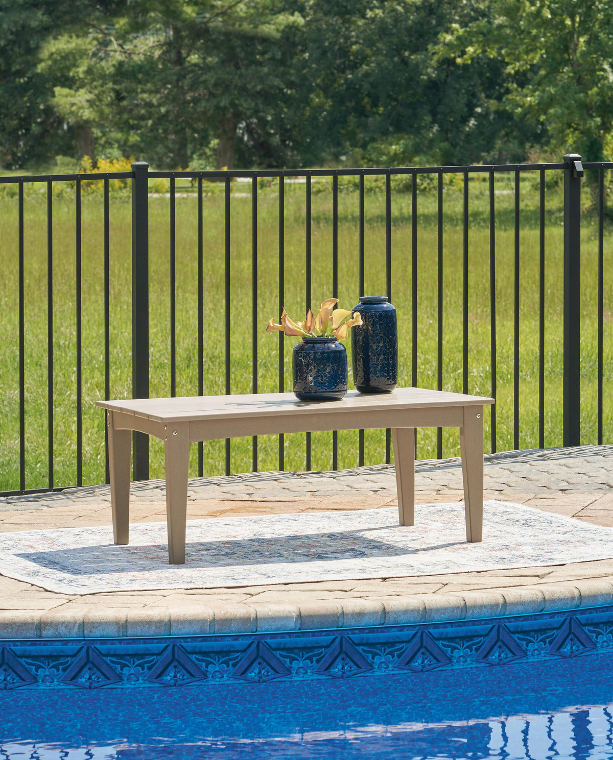 Hyland Wave Rectangular Cocktail Table