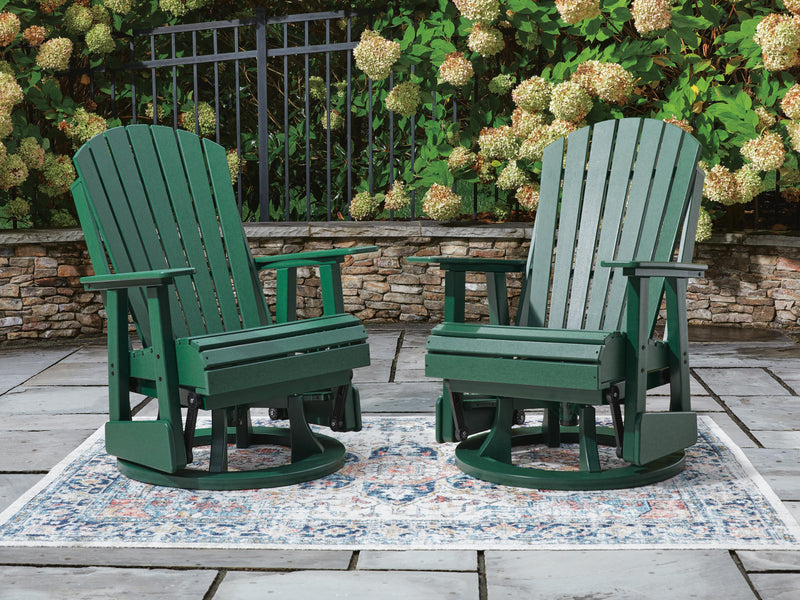 Hyland Wave Swivel Glider Chair