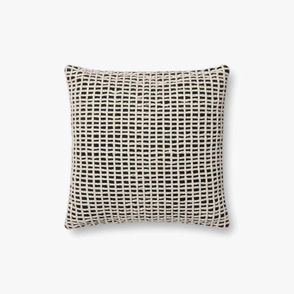 Rifle Paper Co. x Loloi Pillows PLL0119 Black / Ivory