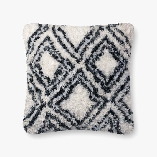 Almohadas Loloi P0711 Carbón/Blanco