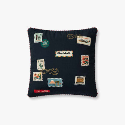 Rifle Paper Co. x Loloi Pillows PRP0040 Navy