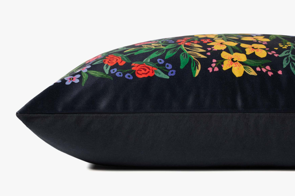 FLORAL MEDALLION PRP0042 NAVY