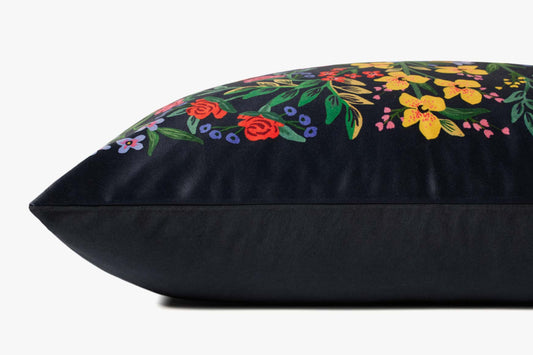 FLORAL MEDALLION PRP0042 NAVY