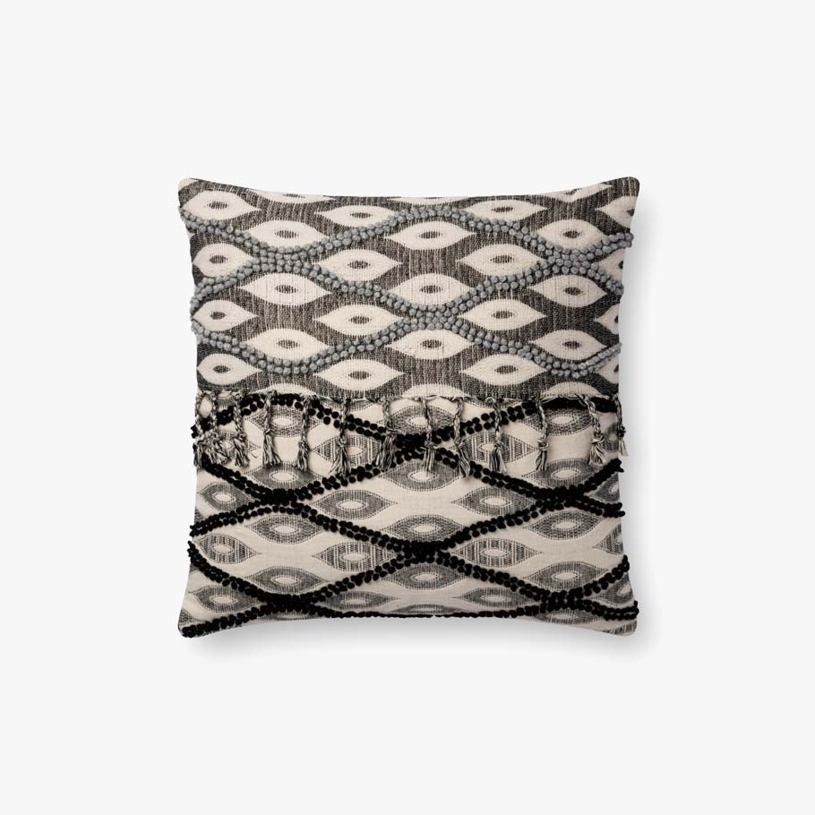 Loloi Pillows P0698 Black / White