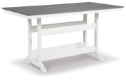 Transville RECT COUNTER TABLE W/UMB OPT