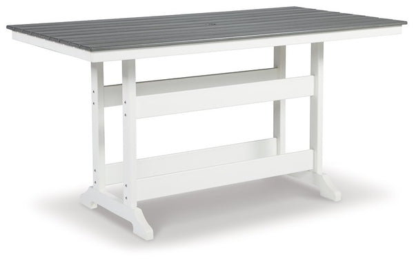 Mesa de comedor con altura de mostrador para exteriores Transville